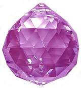 Amethyst Hanging Prism Ball