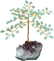 Aquamarine Gemstone Tree 