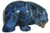 Sodalite Bear Carving