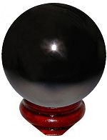 Black Agate Sphere