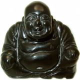 Black Obsidian Carved Buddha