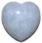 Blue Calcite Heart