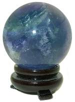 Blue Fluorite Sphere