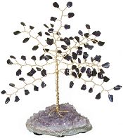 Blue Goldstone Gem Tree