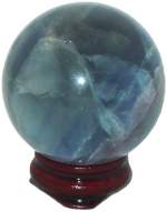 Blue Fluorite Sphere