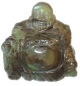 Labradorite Buddha Carving