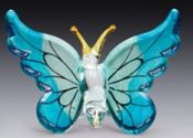 Aqua Butterfly Suncatcher