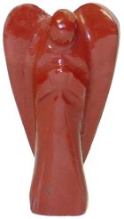 Red Jasper Carved Angel