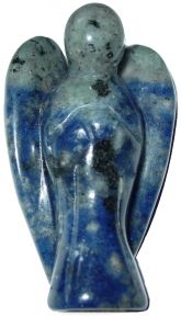 Sodalite Angel Carving