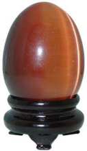 Rust Cat's Eye Egg