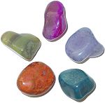 Color Agate Tumbled Stones