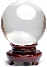 Crystal Ball on Wood Stand