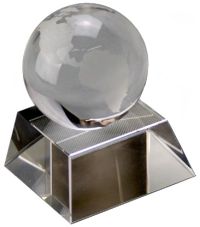 Large Tapered Crystal Ball Base