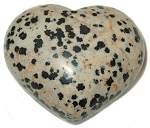 Dalmatian Jasper Heart 