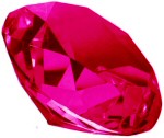 Hot Pink Diamond Paperweight