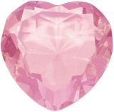 Pink Heart Paperweight