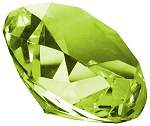 Light Green Diamond Paperweight