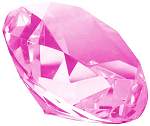 Pink Diamond Paperweight