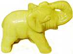 Carved Chrysoprase Elephant