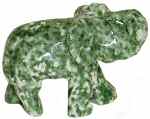 Tree Agate Carved Elephant