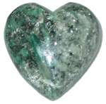 Emerald Fuchsite Heart