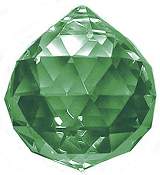 Green Hanging Prism Ball