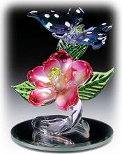 Glass Butterfly Figurine