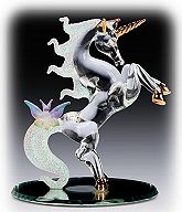 Glass Unicorn Figurine