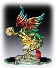 Rainbow Glass Dragon