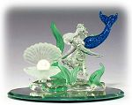 Glass Mermaid Figurine