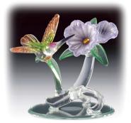 Glass Hummingbird & Lily