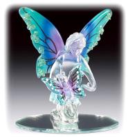 Glass Fairy & Butterfly