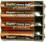 Heavy Duty AAA  Batteries 4 Pack 