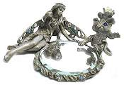 Pewter Fairy Vanity Mirror