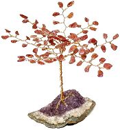 Fire Quartz Gem Tree