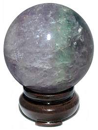 Rainbow Fluorite Sphere