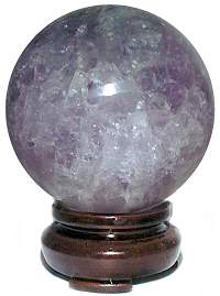 Purple Fluorite Sphere