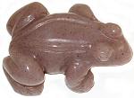 Purple Aventurine Frog