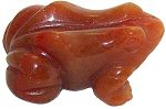 Red Aventurine Frog