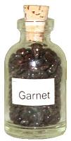 Garnet Gemstone Bottle