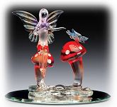 Glass Fairy Figurine