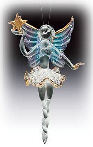 Glass Fairy Suncatcher
