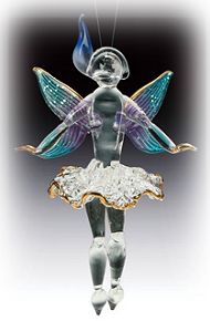 Glass Dancing Fairy Suncatcher