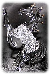 Glass Horse Figurine