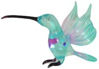 Blue Glass Hummingbird $3.95