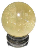 Gold Calcite Sphere