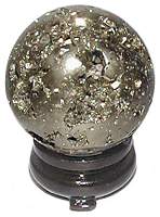 Pyrite Geode Sphere