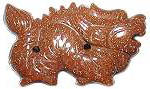 Goldstone Dragon Carving 