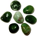 Moss Agate Tumbled Stones