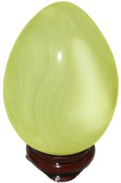 5" H Green Onyx Egg 